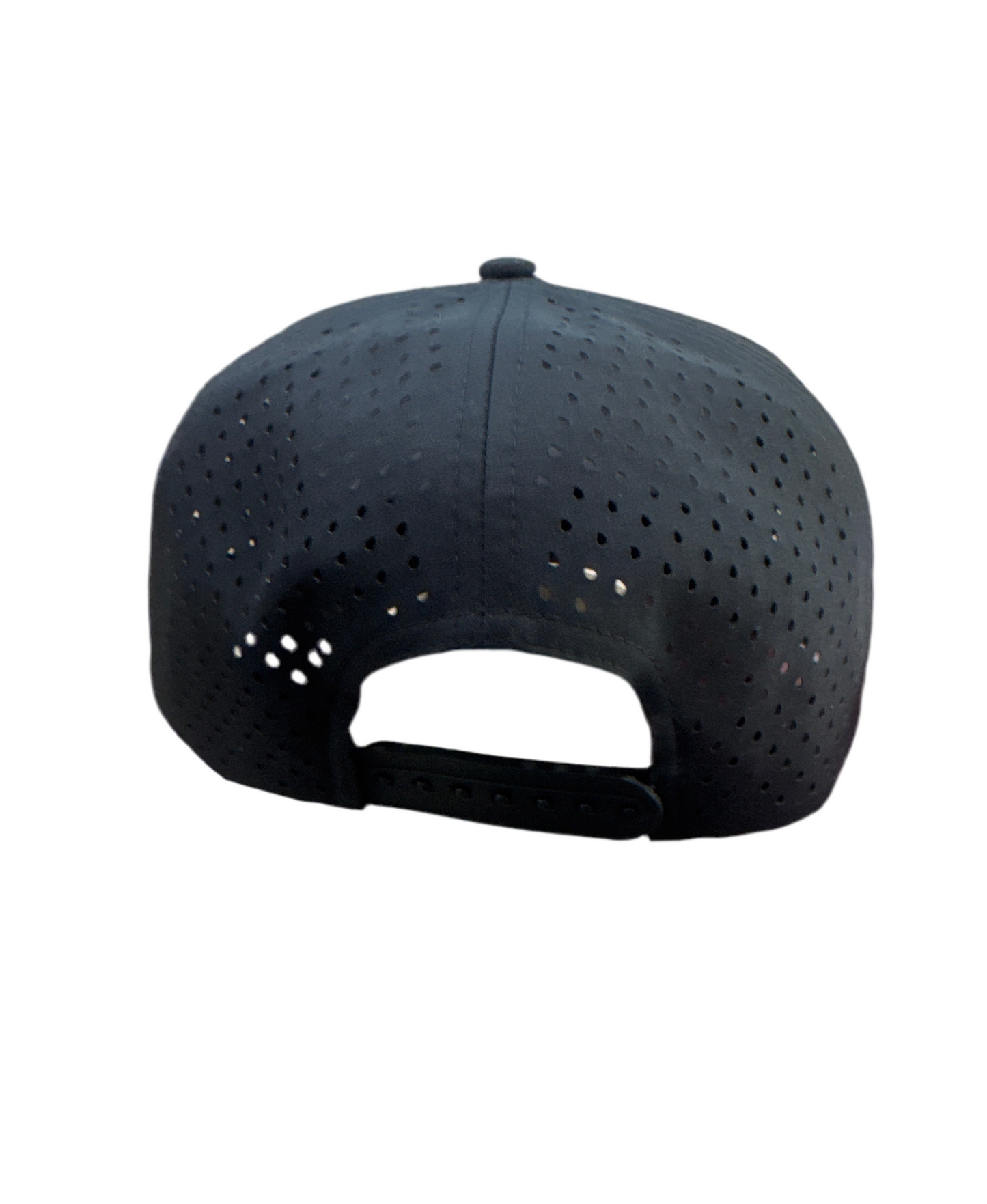 Snapback Performance Hat w/rope- Black