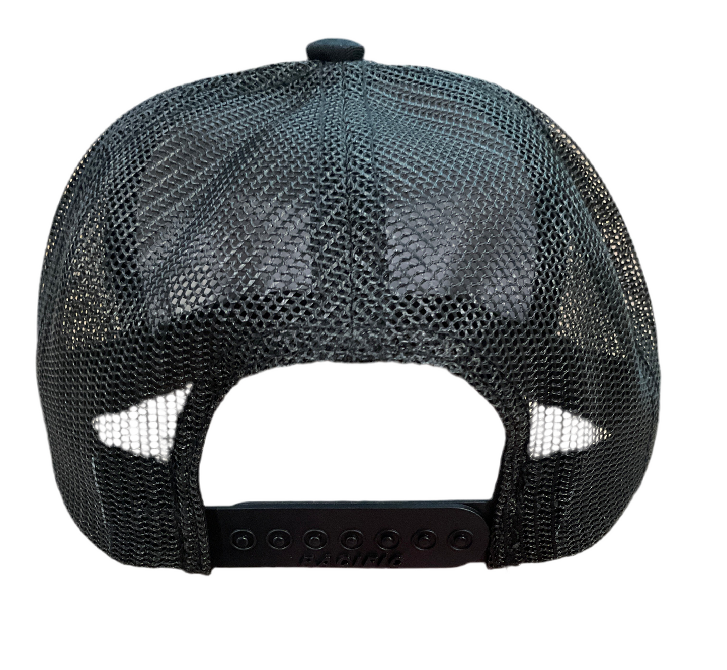 Snapback Trucker Hat w/rope - Black