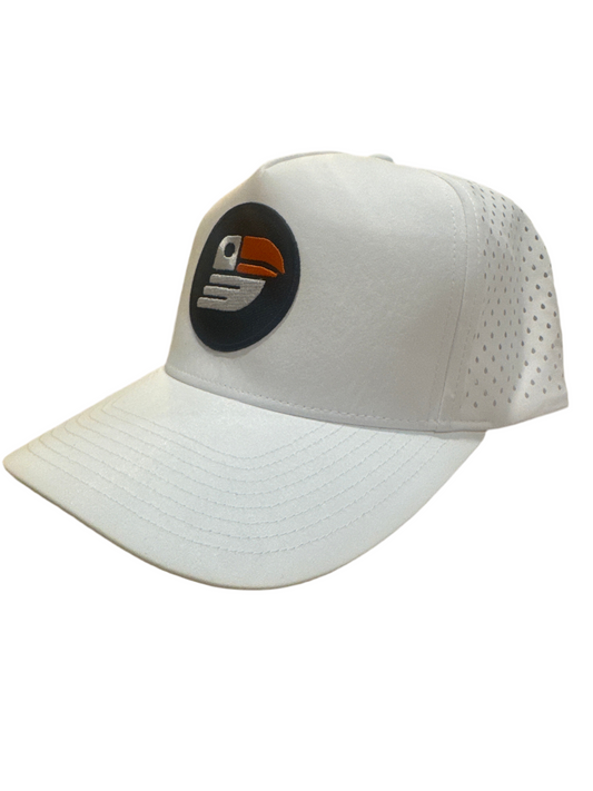 Snapback Performance Hat- white
