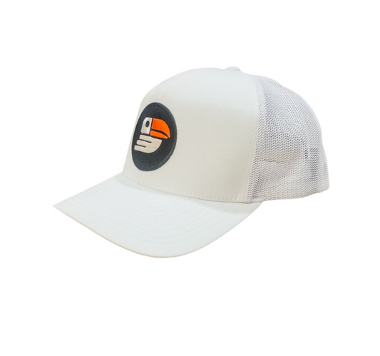 Snapback Trucker Hat - White
